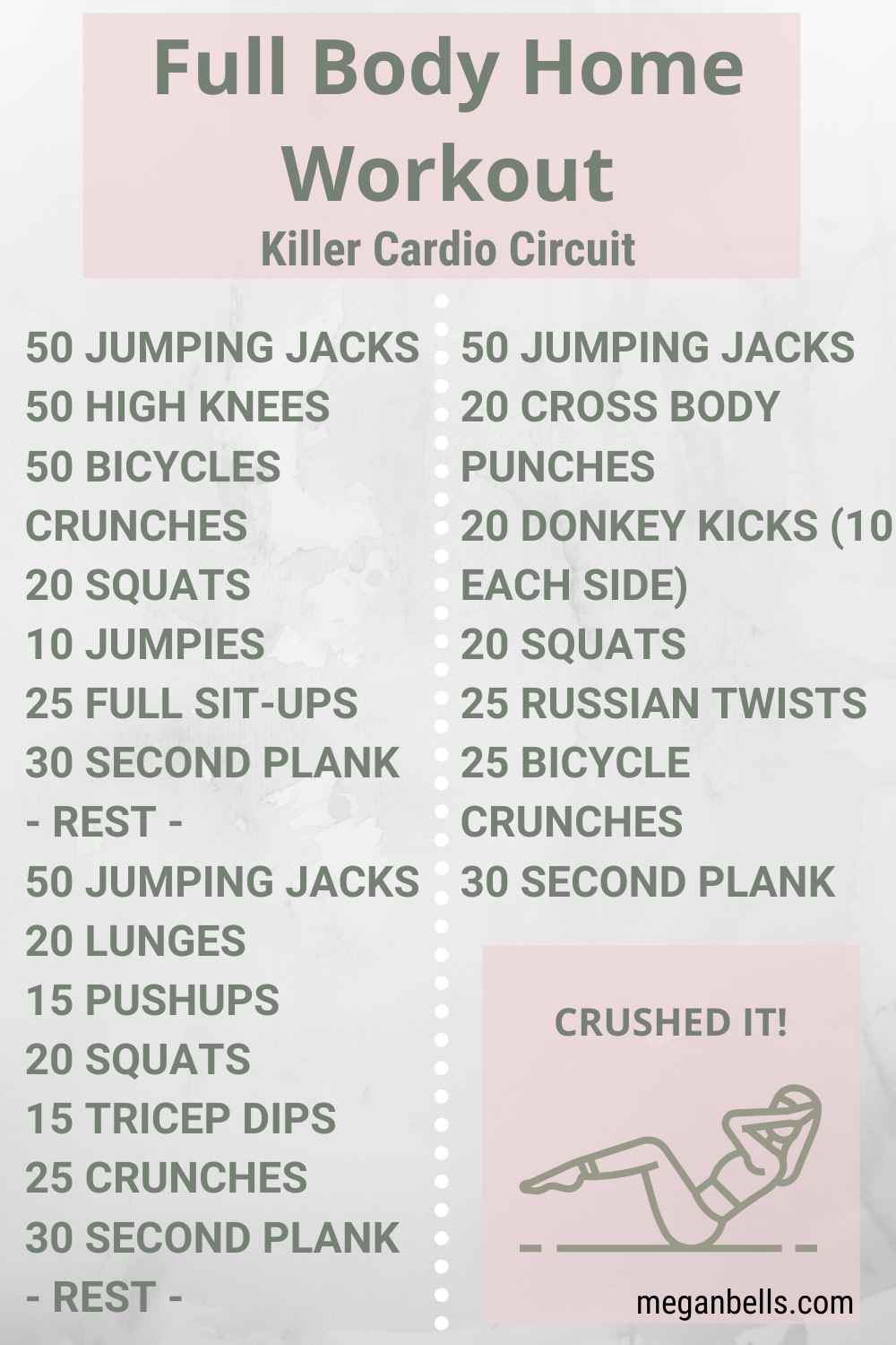 Fully body home workout